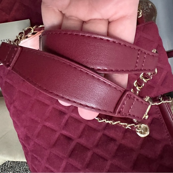 NWT Alessia Massimo quilted shoulder bag - Picture 10 of 12